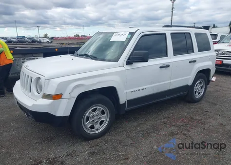 2016 Jeep Patriot Sport z USA, uszkodzony, nr VIN 1C4NJPBA7GD643420